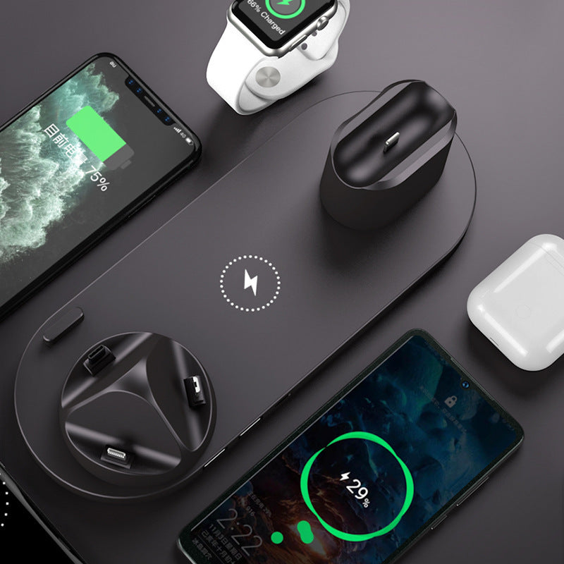 (Copie) Wireless Charger For IPhone Fast Charger For Phone Fast Charging Pad For Phone Watch 6 In 1 Charging Dock Station