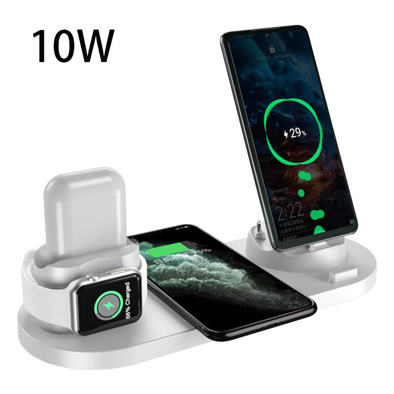 (Copie) Wireless Charger For IPhone Fast Charger For Phone Fast Charging Pad For Phone Watch 6 In 1 Charging Dock Station