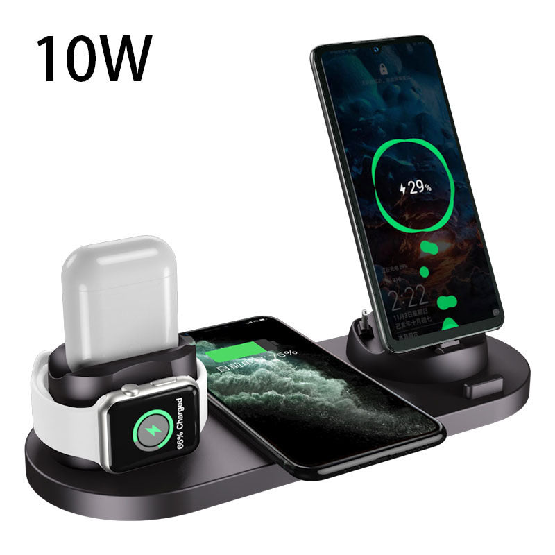 (Copie) Wireless Charger For IPhone Fast Charger For Phone Fast Charging Pad For Phone Watch 6 In 1 Charging Dock Station